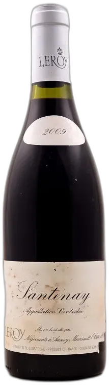 photos du vin Leroy Santenay 2009