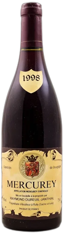photo du vin Vincent Dureuil Janthial Mercurey