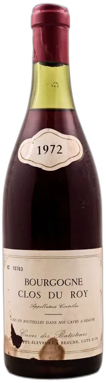 image du vin Caves des Bastitines Bourgogne "Clos du Roy" 1972