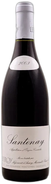 photos du vin Leroy Santenay 2009