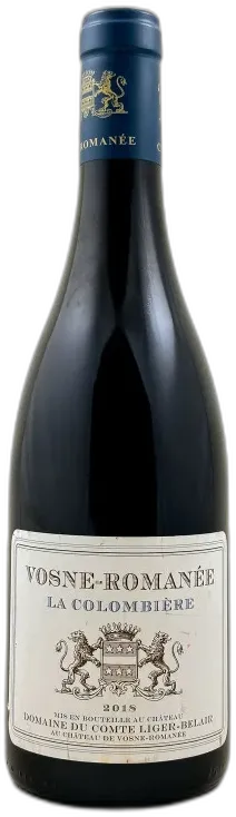 capture du vin Comte Liger Belair Vosne Romanée la Colombière 2002 Promo