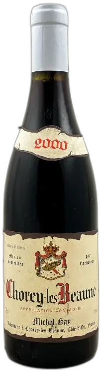 photos du vin Michel Gay & Fils Chorey les Beaune 2000