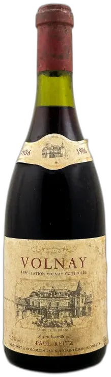 image du vin Volnay 1986