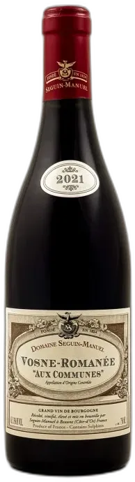 photo du vin Seguin-Manuel Vosne Romanée "Aux Communes" 2021