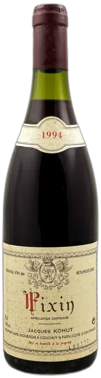 image du vin Jacques Kohut Fixin