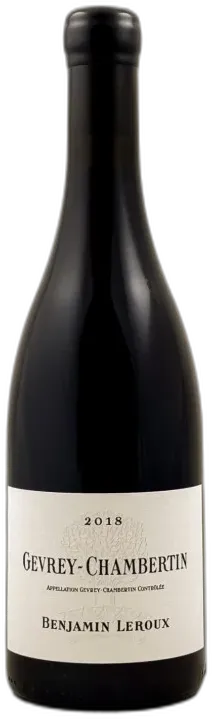 photo du vin Benjamin Leroux Gevrey Chambertin 2018