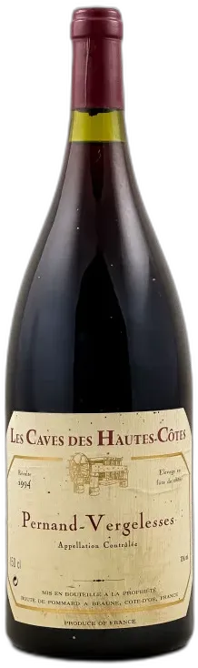photos du vin Pernand-Vergelesses 1982 "Tête de Cuvée" les Caves des Hautes-Cotes