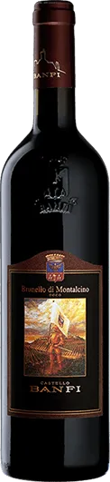 vue du vin Brunello di Montalcino Banfi