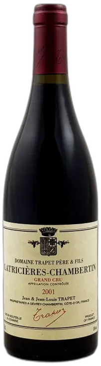 photo du vin Latricières Chambertin