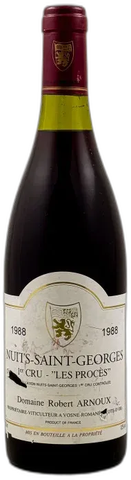 photos du vin Robert Arnoux Nuits Saint Georges 1er Cru "les Procès"