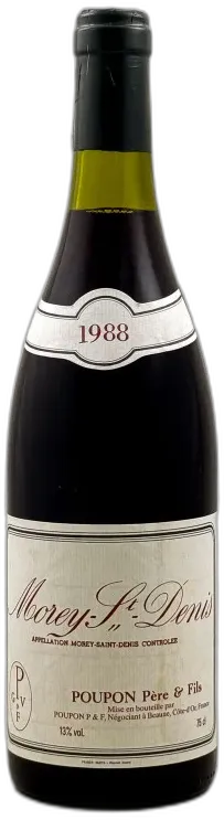 image du vin Poupon Morey Saint Denis