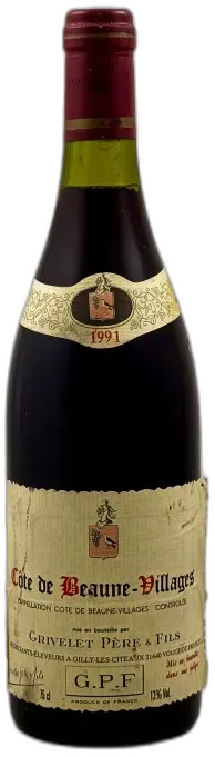 photo du vin Côte de Beaune Villages