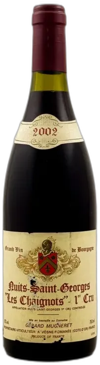 capture du vin Gérard Mugneret Nuits st Georges 1er Cru "les Boudots"