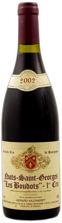 capture du vin Gérard Mugneret Nuits st Georges 1er Cru "les Boudots"