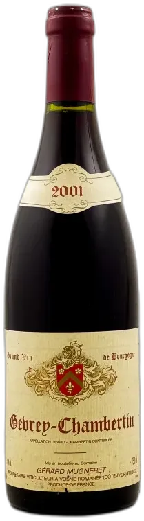 photos du vin Gérard Mugneret Gevrey Chambertin