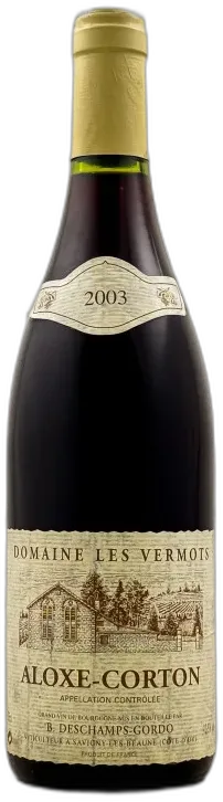 photo du vin Domaine les Vermots