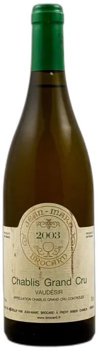 photo du vin Chablis Grand Cru Vaudesir Jean Marc Brocard