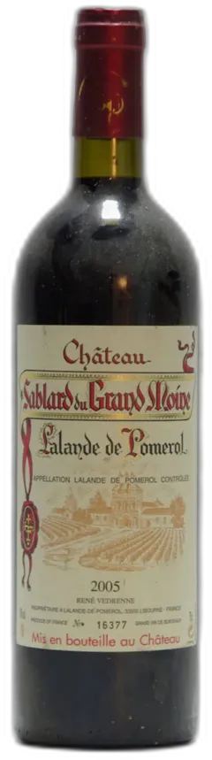 photos du vin Sablard du Grand Moine