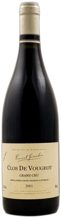 photo du vin Vincent Girardin Pinot Noir Cuvée st Vincent