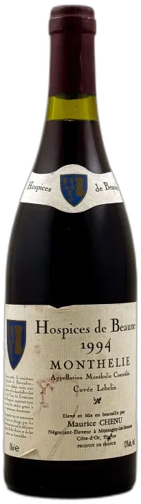 photo du vin Hospices de Beaune Monthelie Cuvée "Lebelin"