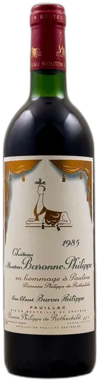 photo du vin Mouton Cadet Baron Philippe de Rothschild