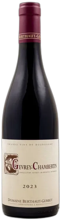 aperçu du vin Berthaut Gerbet Gevrey Chambertin