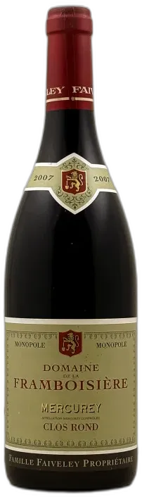 photo du vin Mercurey Clos Rond Faiveley