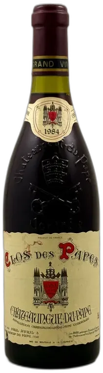 vue du vin Châteauneuf du Pape Rouge Clos des Papes Domaine Paul Avril