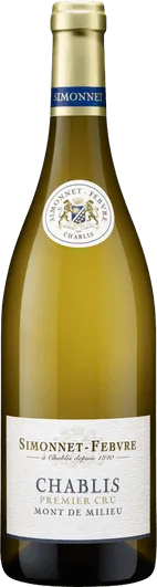 image du vin Chablis Premier Cru Aoc Mont de Milieu Simonnet-Febvre