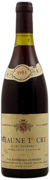 photo du vin Volnay 1er Cru Robardelle Rouge Domaine Rossignol Février