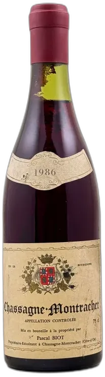 photo du vin Chassagne Montrachet Rouge