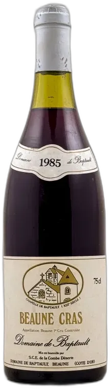 aperçu du vin Baptault Beaune 1er Cru Cras