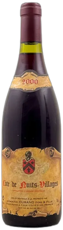 photos du vin Durand Père & Fille Côte de Nuits Villages