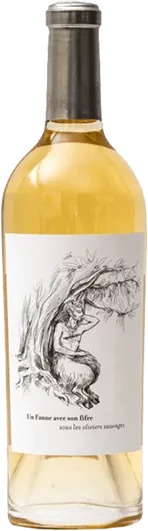 vue du vin Domaine du Clos des Fees 'un Faune Avec Son Fifre Sous les Oliviers Sauvages' Igp Cotes Catalanes Pyrenees Orientales, France