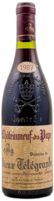 vue du vin Vieux Télégraphe