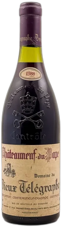 vue du vin Vieux Télégraphe