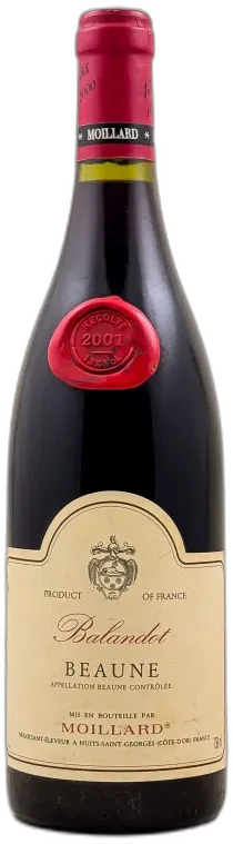 illustration du vin Moillard Beaune "Balandot"