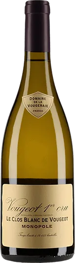 vue du vin le Clos Blanc de Vougeot Blanc Domaine de la Vougeraie