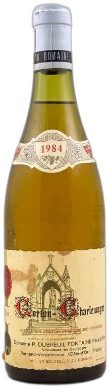 aperçu du vin Dubreuil Fontaine Corton Charlemagne