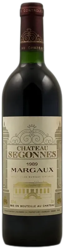 photo du vin Château Segonnes Margaux Vin Rouge