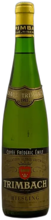 vue du vin Alsace Riesling Clos Sainte-Hune Trimbach