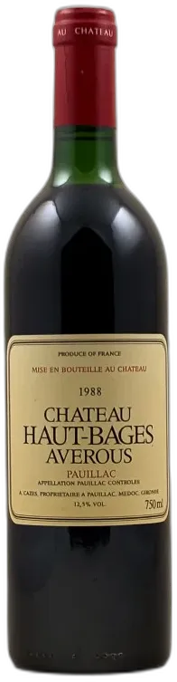 photo du vin Haut Bages Averous