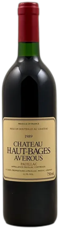 photo du vin Haut Bages Averous
