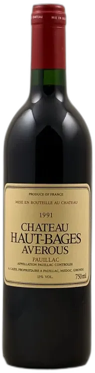 photo du vin Haut Bages Averous