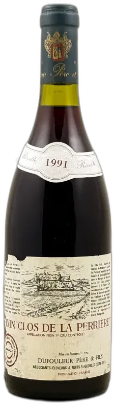 illustration du vin Clos de la Perrière
