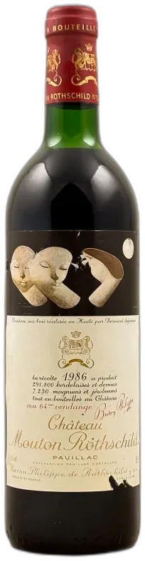 vue du vin Collection Château Mouton Rothschild 1er Cru Classé