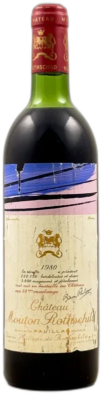 vue du vin Collection Château Mouton Rothschild 1er Cru Classé