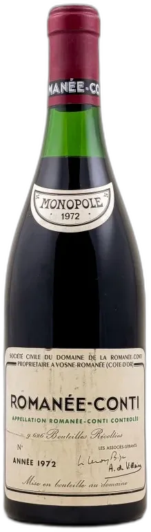 vue du vin Romanée Conti