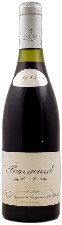 vue du vin Leroy Pommard