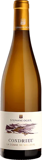 vue du vin la Combe de Malleval Stéphane Ogier Blanc